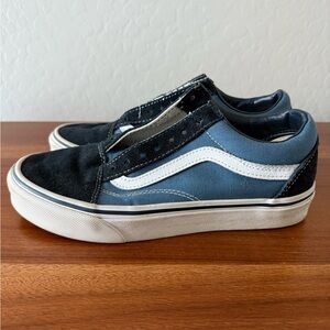 Vans Kids Classic Sneakers in Blue and Dark Blue